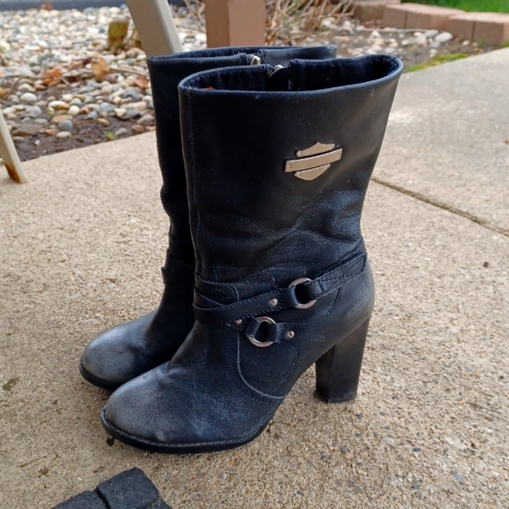 Harley Davidson boot heels size: 9